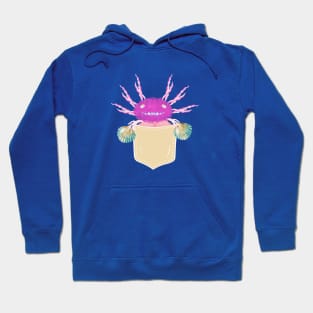 Axolotl in my pocket Hoodie